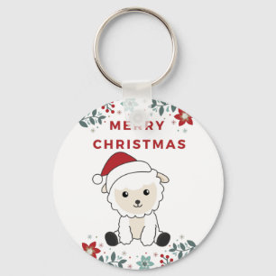 Ovinos de Natal Chaveiro
