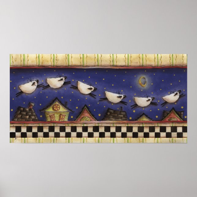 Ovinos Noturnos - Poster (Frente)