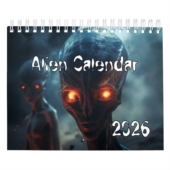 OVNI do Calendário de alienígena 2025 (Capa)