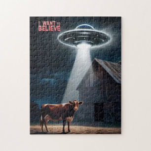 OVNI "Quero acreditar" Quebra-cabeça - Alienígena 