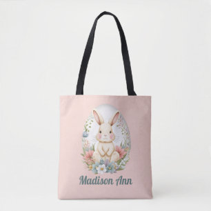 Ovo Caça Personalizada Páscoa Miúdos Tote Bag