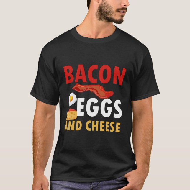 Ovo De Bacon E Camisa De Queijo Para A Dieta Keto (Frente)
