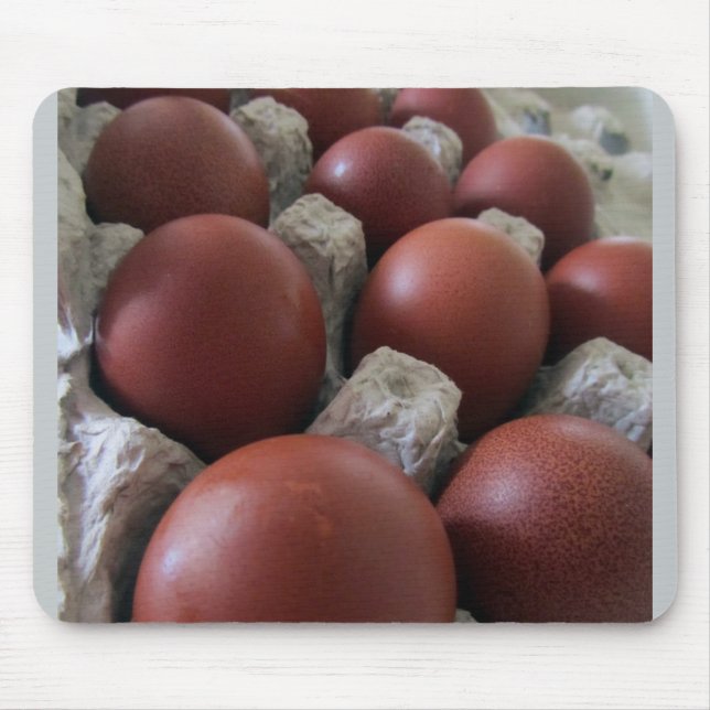 Ovo de cobre preto Mousepad de Marans (Frente)