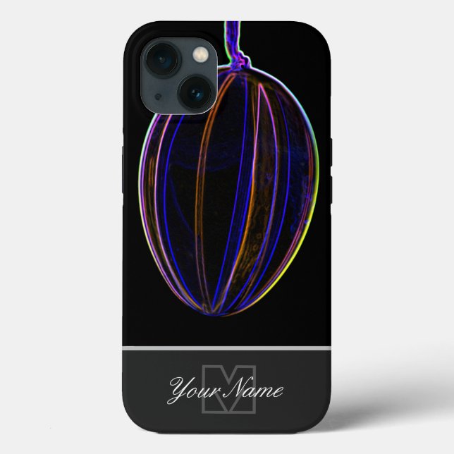 Ovo de Felz pascoa neonPop com monograma! Capa- (Verso)