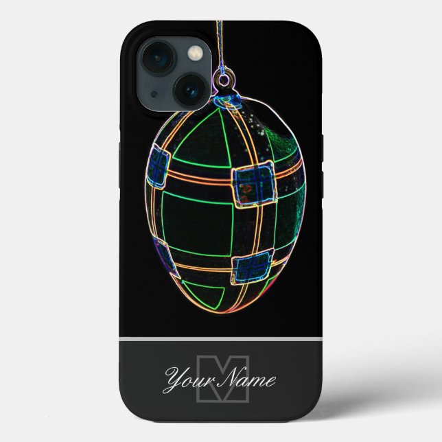 Ovo de Felz pascoa neonPop com monograma! Capa- (Verso)