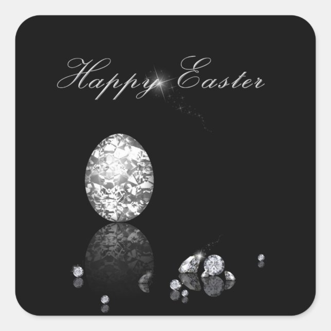 Ovo de Páscoa brilhante - Adesivo (Frente)