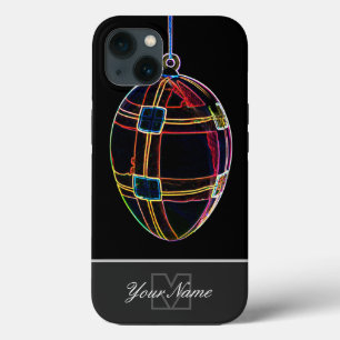 Ovo de Páscoa Neon-Pop-Art com Monograma! Estojo-