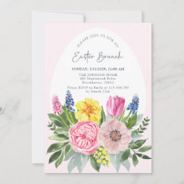 Ovo de Páscoa, Rosa, Brunei Floral Convite