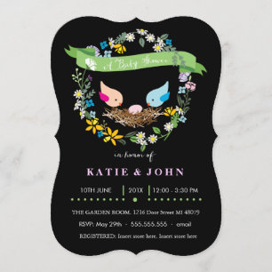 Ovo Rosa Pequeno  Convite Para Chás de fraldas De