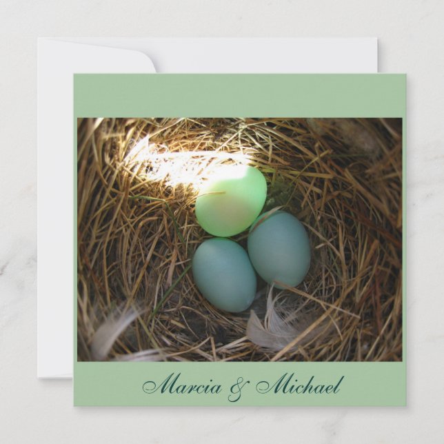 Ovos de Bluebird por três vezes (Frente)