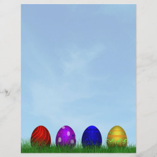 Ovos de felz pascoa coloridos