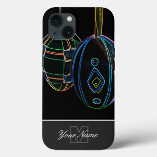 Ovos de Felz pascoa de arte neonPop com monograma!