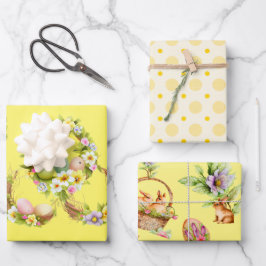 Ovos de Páscoa Floral e Coelhinhos