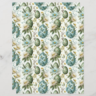 Ovos de Páscoa padrão nostálgico de colheita n.o 2