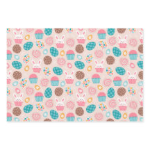 Ovos e Galinhas com Padrões de páscoa