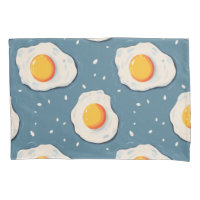 Ovos Fritados no Padrão Azul