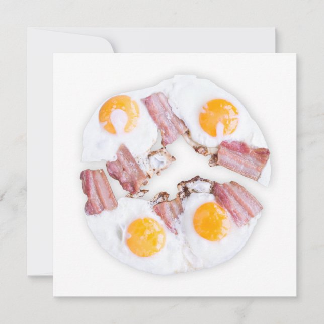 Ovos fritos com bacon (Frente)