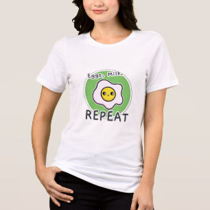 Ovos, Leite, Repetir Pequenas Camadas