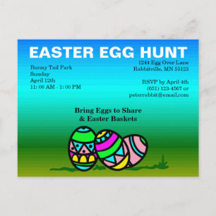 Ovos Pintados Por Orçamento Convite À Caça De Ovos