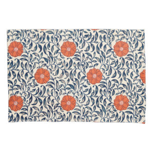 Owen Jones Red Orange Black Floral Vintage Boho