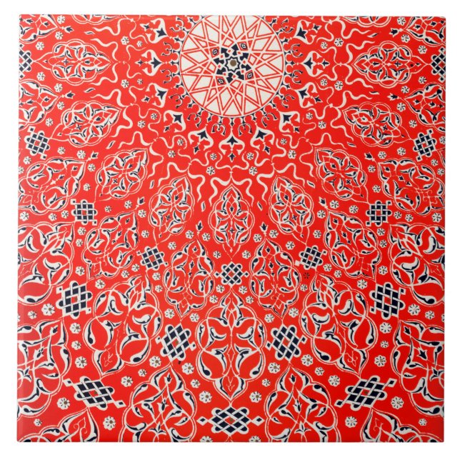 Owen Jones Vintage Red Pattern Design (Frente)