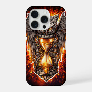 Owl and Hourglass – Hand-Drawn & Digital Art 