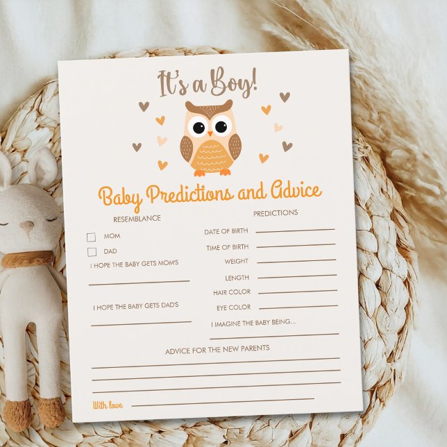 Owl Baby Shower Boy  (Criador carregado)