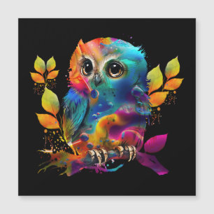 OWL COLORFUL ABSTRATO