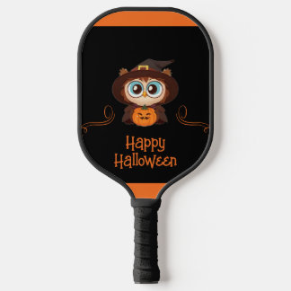 Owl/Fall/Autumn/Halloween/pumpkin Pickleball Paddl