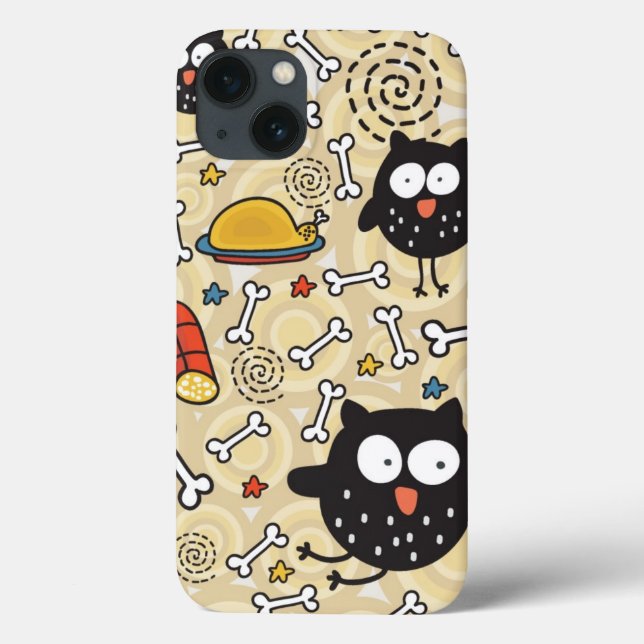 Owl with Meat Pattern (Verso)