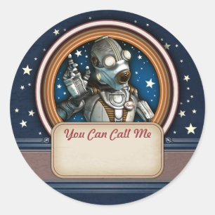 Oxidado as etiquetas do nome de etiqueta do robô