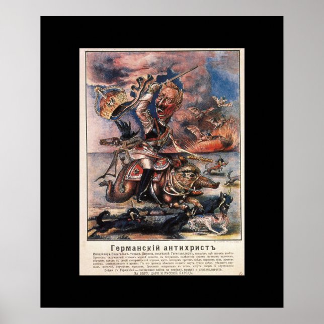 P1331 - The German Anti-Cristo_Propaganda Poster (Frente)