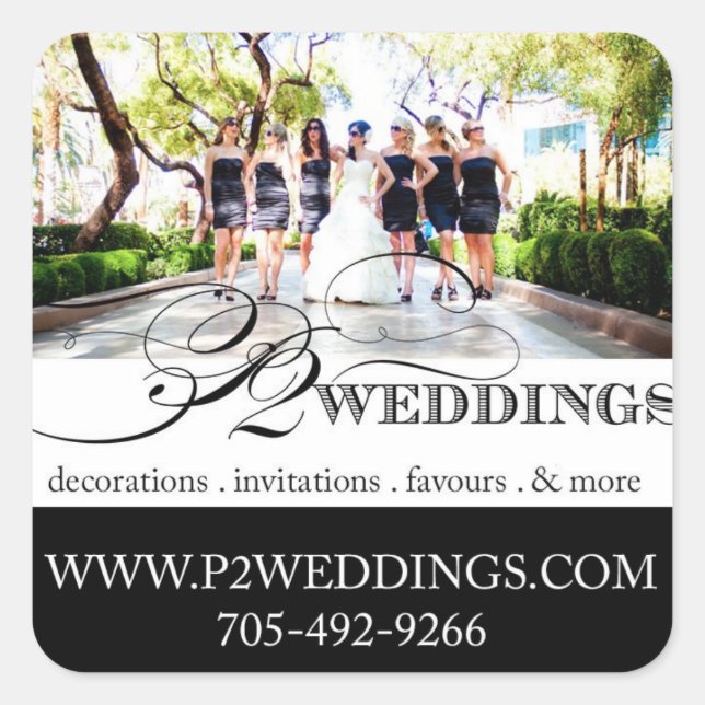 P2 Casamentos Pequenos Adesivos (Frente)