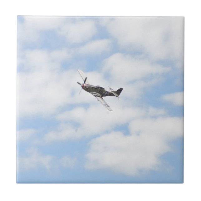 P51 Mustang em Voo (Frente)
