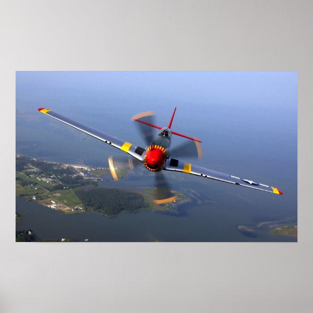 P-51 Mustang Poster (Frente)
