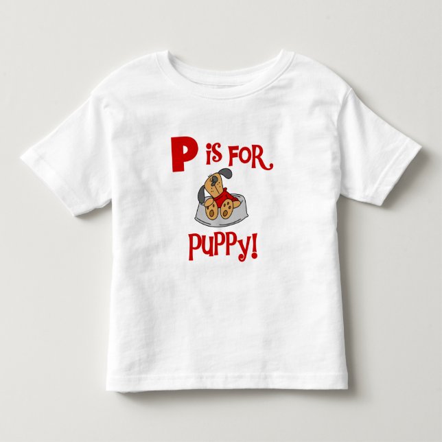 P é para Camisetas de papoila e presentes (Frente)