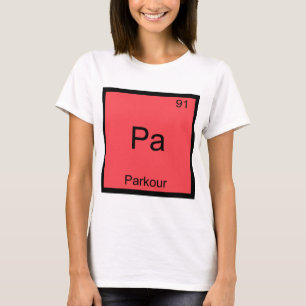 Pa - Camisa de Parkour Engraçado Símbolo de Elemen