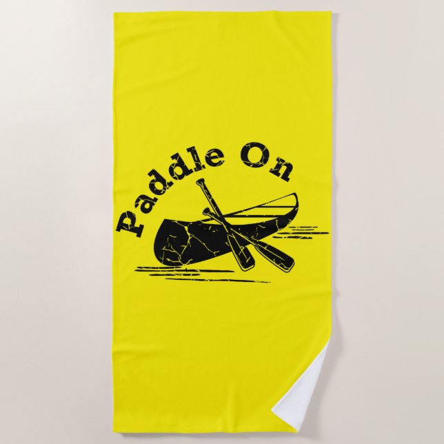 Pá Em Descanso No Design - Toalha De Praia (Frente)