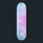 Pá Roxo Púrpura Tie Dye Skateboard<br><div class="desc">impressão de gravata pastel</div>