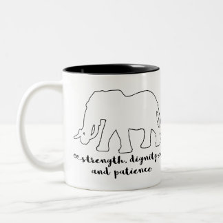 Paciência animal da caneca | do elefante do