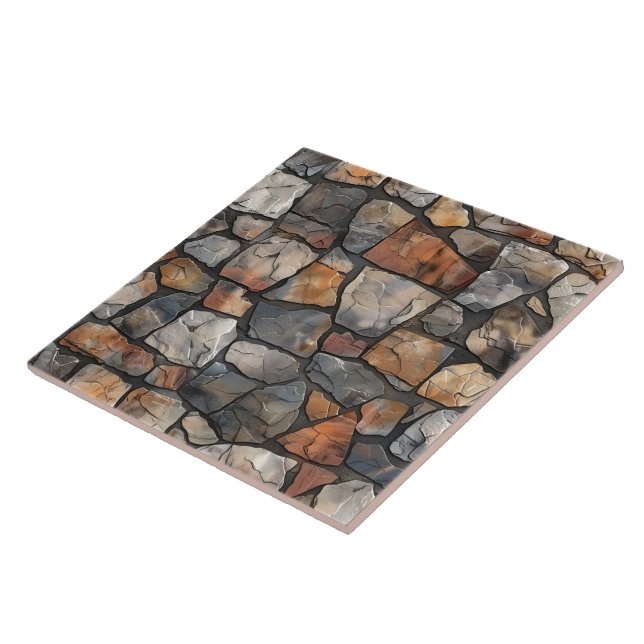 Paciência Cozy Com Bela Azulejo Flagstone (Lateral)