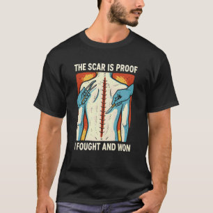 Paciente de Cirurgia Eu Lutei e Ganhei Camiseta Le