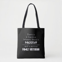Packrat vs Família Historiadora Tote Bag