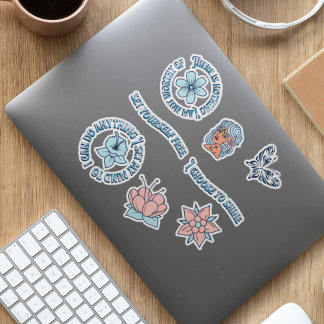 Pacote adesivo de cotação positiva