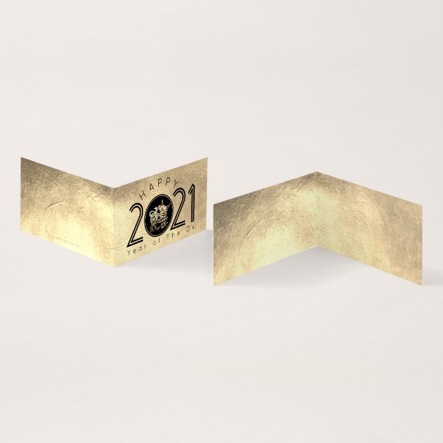 Pacote de 2021 FC do Feliz Metal Ox Ano Novo (Interior e exterior)