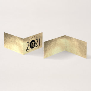 Pacote de 2021 FC do Feliz Metal Ox Ano Novo