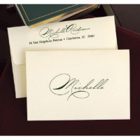Pacote de 25 placas de nota dobradas de script imp