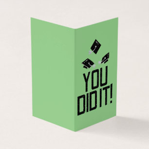 Pacote de 25, você conseguiu! Cartões de Gradua