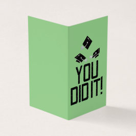 Pacote de 25, você conseguiu! Cartões De Graduação