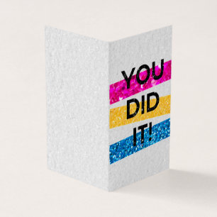 Pacote de 25, você conseguiu! Cartões De Graduação